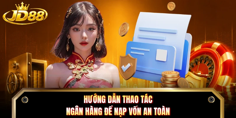 Hướng dẫn thao tác ngân hàng để nạp vốn an toàn 