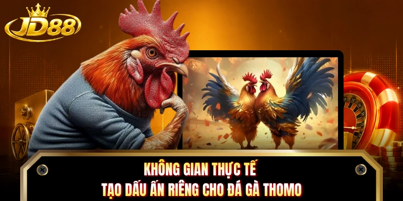 Không gian thực tế tạo dấu ấn riêng cho đá gà Thomo